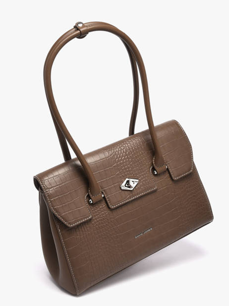 Schoudertas South Africa Polyurethaan David jones Bruin south africa CM8319 ander zicht 2